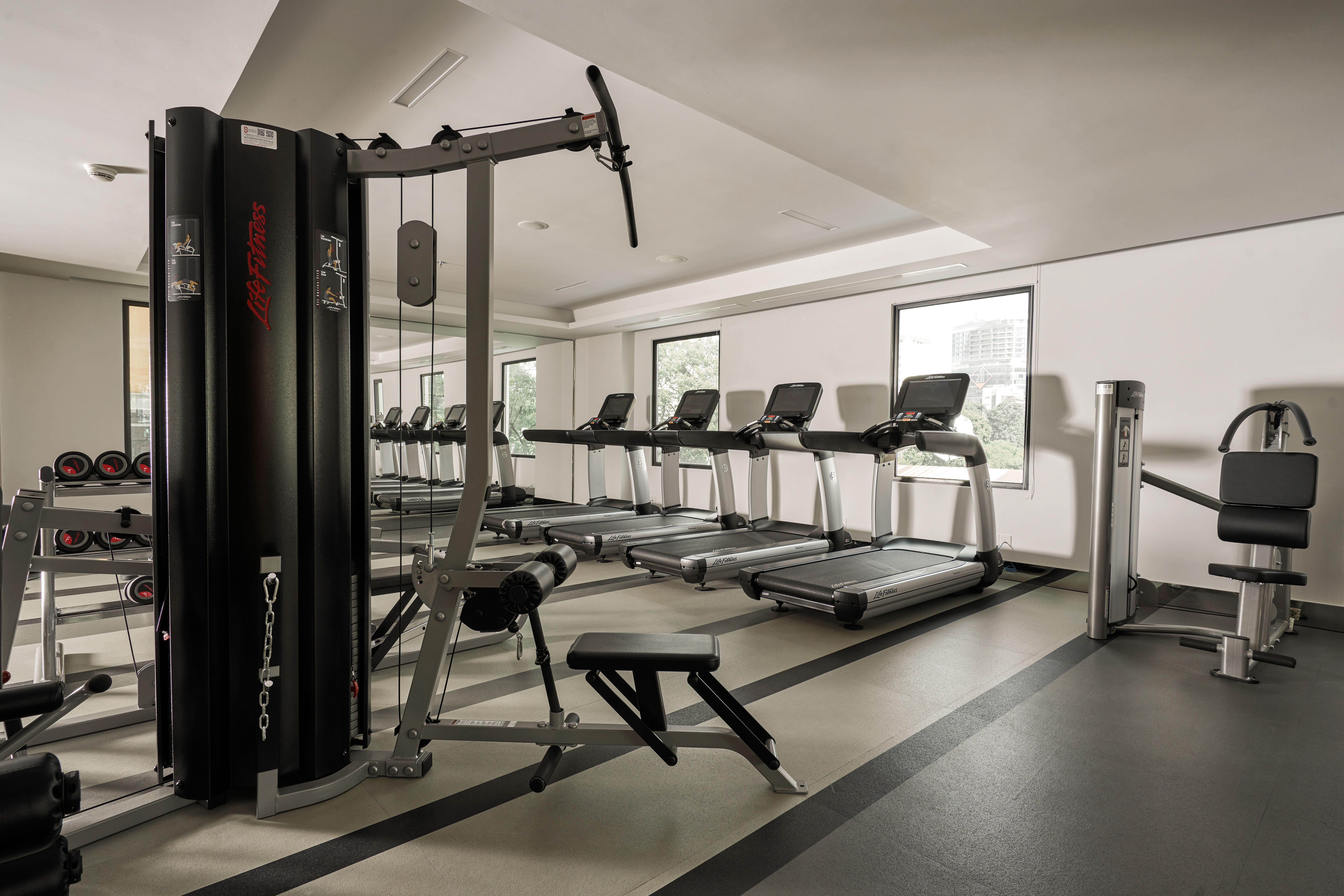فندق ماي هاوس سايجون مدينة هوشي منه المظهر الخارجي الصورة The gym at the hotel