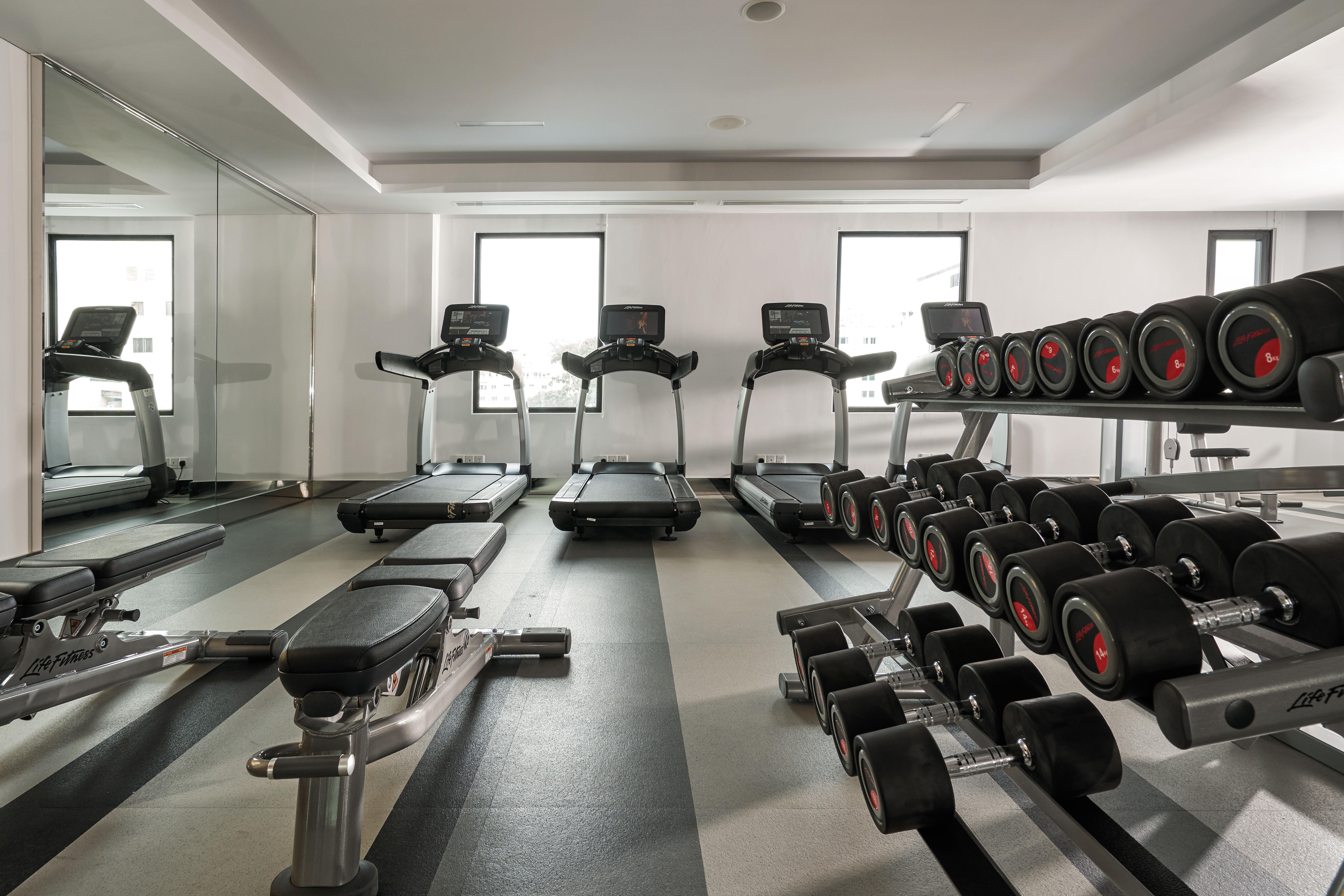 فندق ماي هاوس سايجون مدينة هوشي منه المظهر الخارجي الصورة The gym at the hotel
